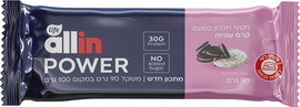 לייף ALL IN חטיף חלבון בטעם קרם עוגיות