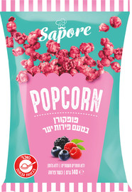 סאפורה פופקורן בטעם פירות יער