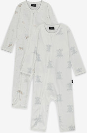 TAKE ME HOME מארז אוברולים עם רוכסן טוואל קרוסלה כחולה 18-24