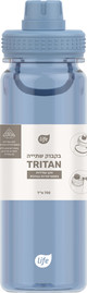 לייף בקבוק טריטן כחול עם הברגה 700 מ"ל