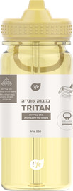 לייף בקבוק טריטן צהוב עם הברגה 520 מ"ל