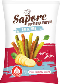 סאפורה סאפורה מקלות ירקות סטיקס מלח ים