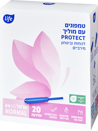 לייף טמפונים עם מוליך פרוטקט נורמל