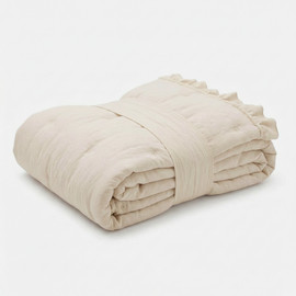 Laura Ashley שמיכת קיץ זוגית BURKHAM Laura Ashley, מיקרופייבר - צבע בז', 200X220