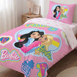 Barbie מצעי ילדים ונוער 100% כותנה - Barbie - סט מצעים נוער
