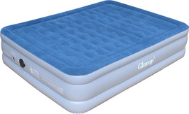 Glamp מזרן זוגי עבה מתנפח דגם GTDAB46 בצבע כחול/אפור מבית GLAMP