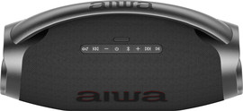 AIWA רמקול נייד עוצמתי 200W RMS עם Bluetooth 5.3, סוללה עד 30 שעות ועמידות IP66 מבית AIWA JAPAN דגם BBS-01-B