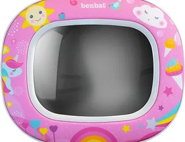 Benbat מראת יום ולילה אלקטרונית מבית Benbat - צבע ורוד