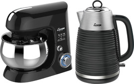 LUXOR מיקסר קערה מקצועי 1300W + קומקום חשמלי 1.7 ליטר – Luxor