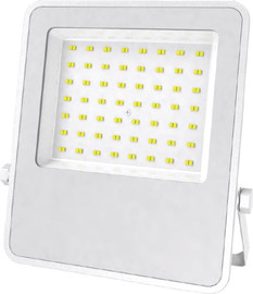 Brightcom פנס הצפה 100W גוף לבן/אור חם  VIVA WW 100LM/W