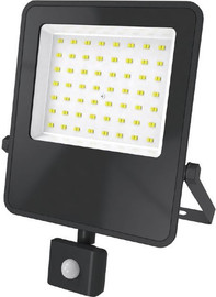 Brightcom פנס הצפה 100W אור חם כולל חיישן תנועה Brightcom ברייטקום LED-E017EIS100W-B-WW