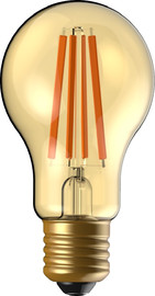 MIDEA נורת לד פחם 8.5W A60 2200K צבע זהב