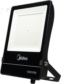 MIDEA פנס הצפה מידאה 150W אור יום/גוף שחור 110 לומן לוואט