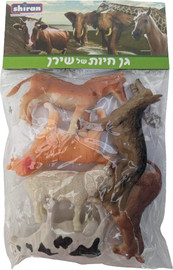 צעצועי שירן מארז 6 חות חווה מפלסטיק