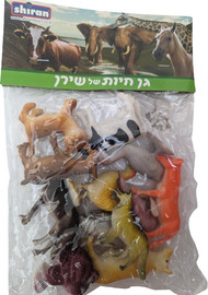 צעצועי שירן מארז 12 חיות חווה מפלסטיק