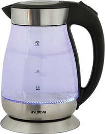 HYUNDAI קומקום זכוכית 1.7 ליטר Hyundai יונדאי HYK-1781B