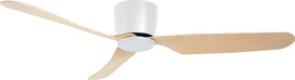Semicom מאוורר תקרה Semicom SM-D3901/WO22CT 48'' 22W סדרה: ULTRA7 בצבע לבן/עץ