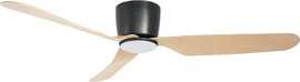 Semicom מאוורר תקרה Semicom SM-D3901/BW22CT 48'' 22W סדרה: ULTRA9 בצבע שחור/עץ