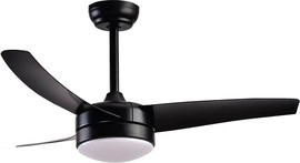 Semicom מאוורר תקרה בעל 3 גווני הארה 20W כולל שלט 42" Semicom סמיקום Sense SM-3811B42/20CT