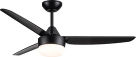 Semicom מאוורר תקרה שחור 48" עם שלט דגם BALCONY - מחיר התקנה החל מ199 ש"ח