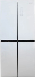HYUNDAI מקרר 4 דלתות - 472 ליטר Hyundai יונדאי HARF-4486 זכוכית לבנה