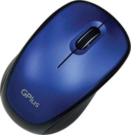 Gplus עכבר אלחוטי GPlus KM-3 1200DPI - צבע כחול