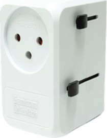 Semicom מתאם חשמל אוניברסלי 2500W‏ Semicom סמיקום SW-TADP1