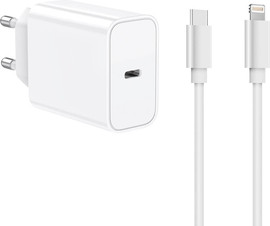 Gplus מטען קיר Type-C PD 30W כולל כבל iPhone