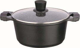 סולתם סיר 20 ס"מ 2.4 ליטר יציקת אלומיניום MAGMA BLACK סולתם
