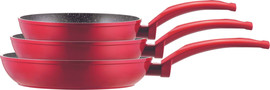 סולתם מחבת אלומיניום 20 ס"מ MERLOT אדום NON STICK
