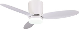 MIDEA מאוורר תקרה 42" כולל תאורת 18W LED ושלט Midea מידאה Vento Vibe - לבן