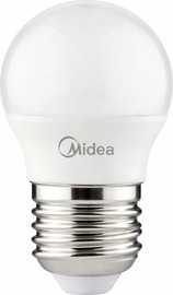 MIDEA נורת כדור A45 5W אור חם MIDEA הברגה  E27