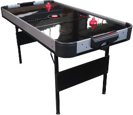 K-Sport שולחן הוקי אוויר 5 פיט רגליים מתקפלות BLACK