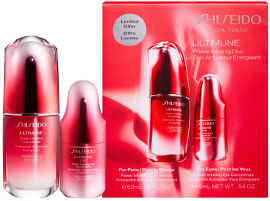 SHISEIDO ULTIMUNE POWER INFUSING מארז סרום + סרום עיניים
