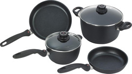 Swiss Diamond סט סירים 6 חלקים nonstick מחוזק בגבישי יהלומים תוצרת Swiss Diamond