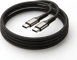 SAKAL כבל פרימיום 1 מטר Type-C ל-Type-C – טעינה סופר מהירה 100W PD/QC והעברת נתונים