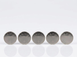 SAKAL מארז 5 סוללות ליתיום CR2032 3V – סוללות כפתור איכותיות עם חיי מדף ארוכים