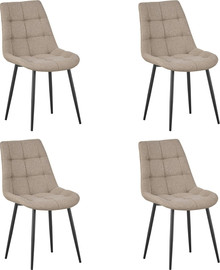 Bradex JASPER סט 4 כסאות לפינת אוכל מרופדים