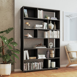 Bradex ספריית מדפים LOFT XL כוננית 6 קומות רוחב 120 ס”מ