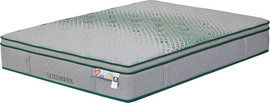 Bradex LUXUS מזרן זוגי אורתופדי עם קפיצים מבודדים וויסקו ג’ל