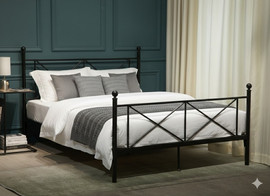 Bradex SARINA מיטת מתכת זוגית למזרן 140*190 ס”מ