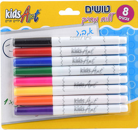 KidsArt חבילת 8 טושים מחיקים