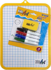 KidsArt קידס ארט לוח מחיק דו-צדדי 19*26