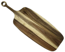 La Kitchenette לוח הגשה איכותי מעץ שיטה 59/21/1.5 ס"מ לחיתוך והגשה