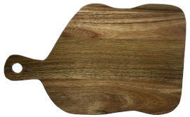 La Kitchenette לוח הגשה איכותי מעץ שיטה 45/29/1.5 ס"מ לחיתוך והגשה