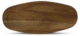 La Kitchenette לוח הגשה איכותי מעץ שיטה 80/22/1.5 ס"מ לחיתוך והגשה