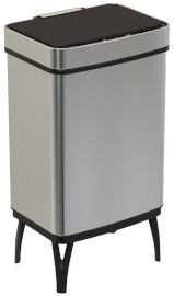 La Kitchenette פח אשפה עילי אוטומטי עם חיישן אלקטרוני, בעיצוב רטרו בנפח 60 ליטר - ב 3 צבעים לבחירה