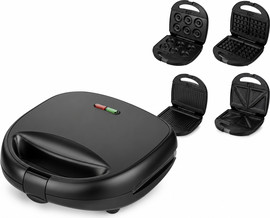 Boss electric טוסטר לחיצה BOSS BO-20024P – 4 ב-1 עם פלטות מתחלפות
