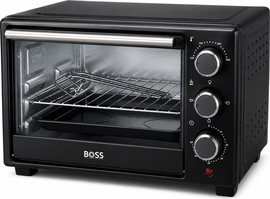 BOSS טוסטר אובן BOSS בנפח 18 ליטר – פתרון מושלם לאפייה, חימום וצלייה