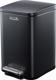 La Kitchenette לקיטשן האוזר פח דוושה 20 ליטר שחור מט HAUSER 38/29/45